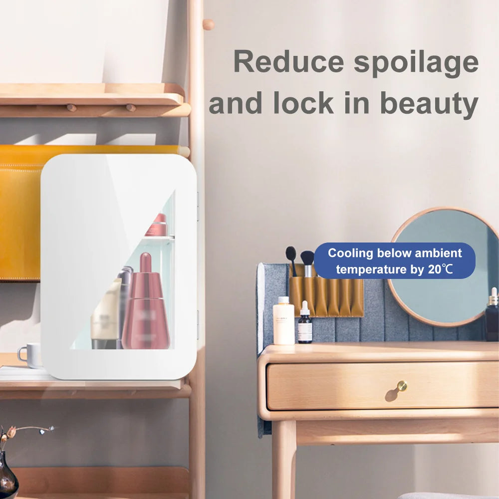 Mini Portable Cooler & Warmer — 8L Silent Skincare & Food Fridge, Home & Car