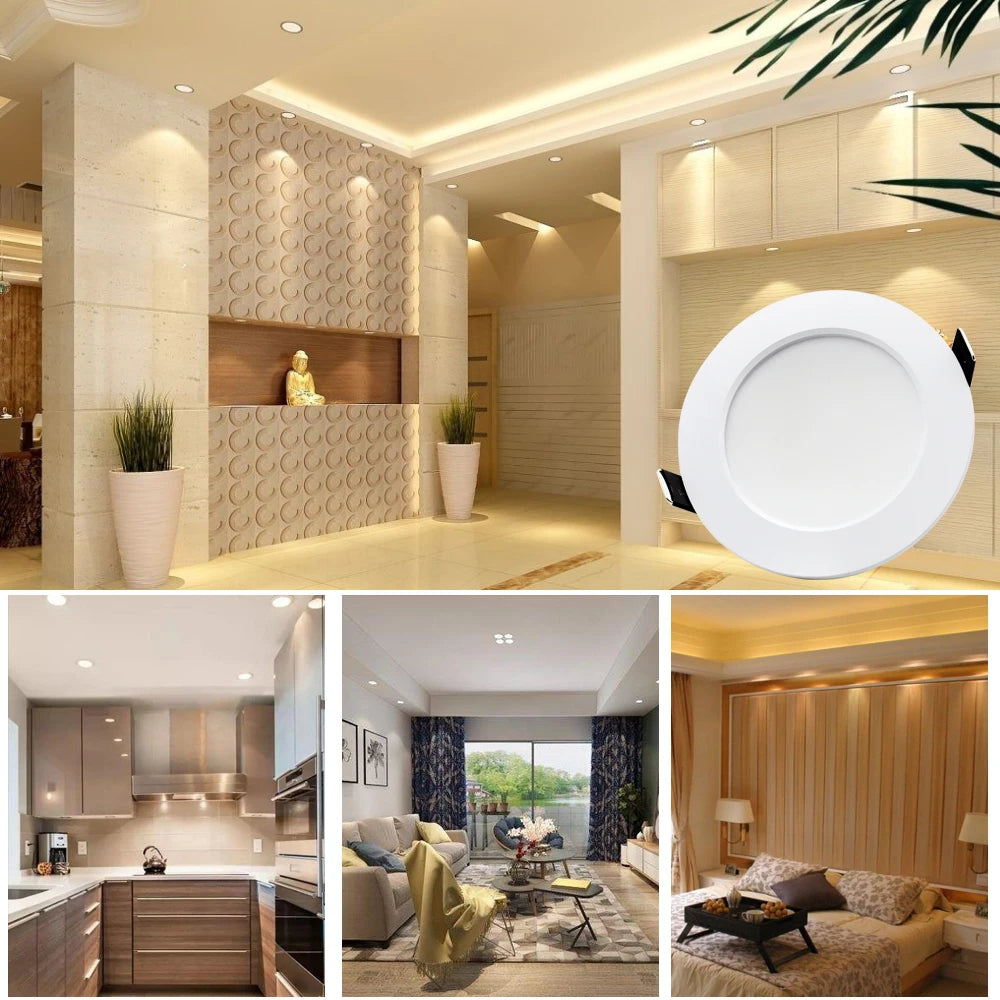 Recessed LED Downlight – Waterproof Spot Light for Kitchen & Living Spaces