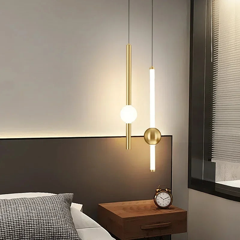 Modern Geometric LED Pendant Light – Luxury Hanging Lamp for Living Room & Dining