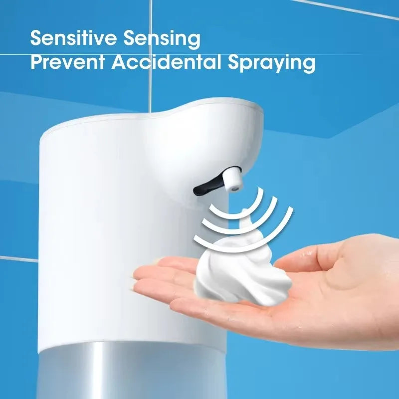 Touchless Foam Soap Dispenser — 350ml, USB Rechargeable, Infrared Sensor