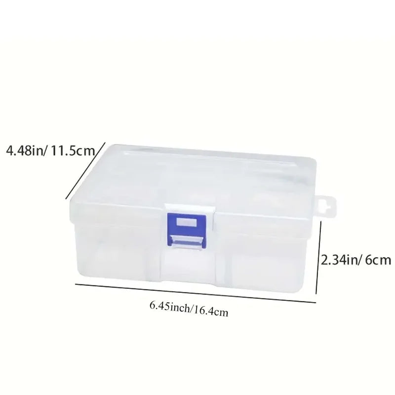 Clear Plastic Storage Box — Jewelry, Crafts & Accessories Organizer
