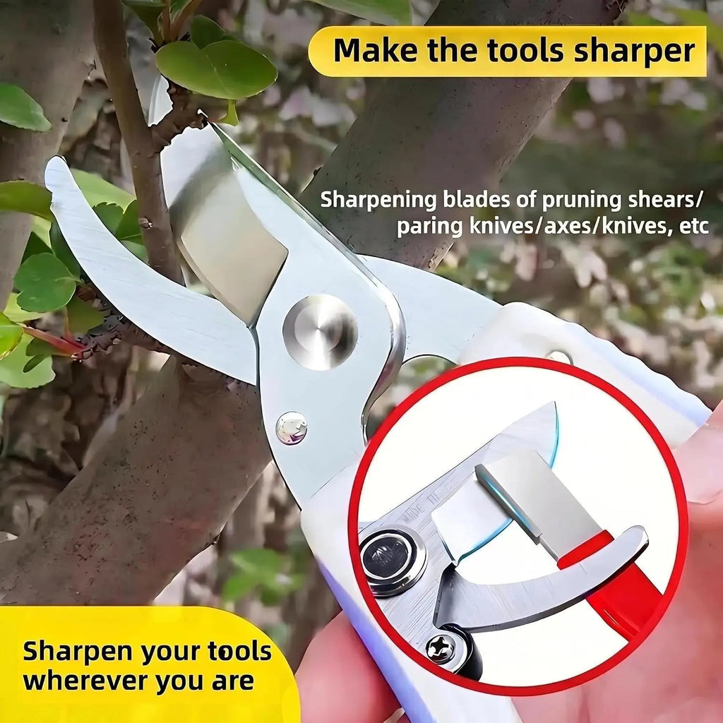 Manual Knife & Scissors Sharpener – Portable Dual-Use Blade Sharpener