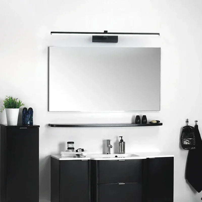 Modern LED Bathroom Mirror Wall Light — Aluminum, 3 Color Temperatures