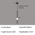 Modern Geometric LED Pendant Light – Luxury Hanging Lamp for Living Room & Dining
