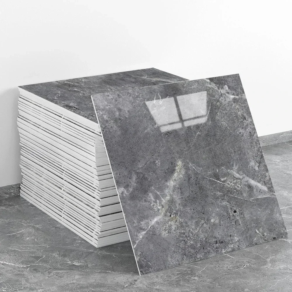 3D Marble Effect Peel & Stick Tile Stickers – Set of 10 (30×30 cm)