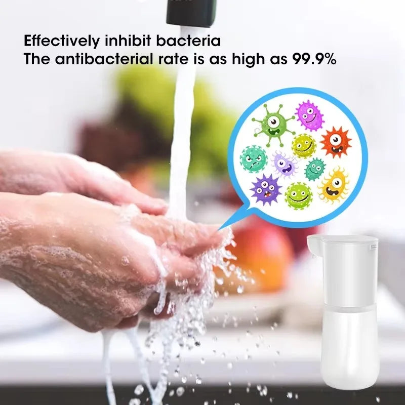Touchless Foam Soap Dispenser — 350ml, USB Rechargeable, Infrared Sensor