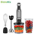 BioloMix 4-in-1 Immersion Hand Blender — 1200W, 6 Speeds with Chopper & Whisk