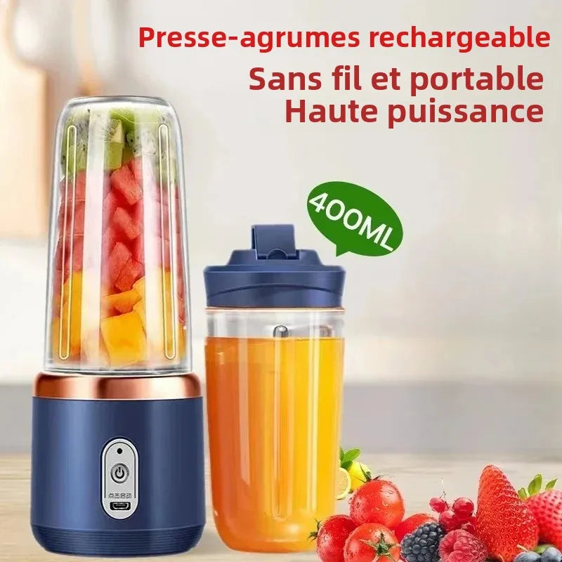 Portable USB Blender — 400ml Travel Smoothie Cup