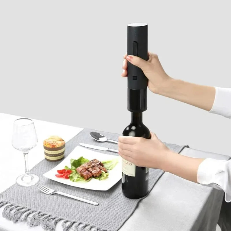Electric Wine Bottle Opener with Foil Cutter