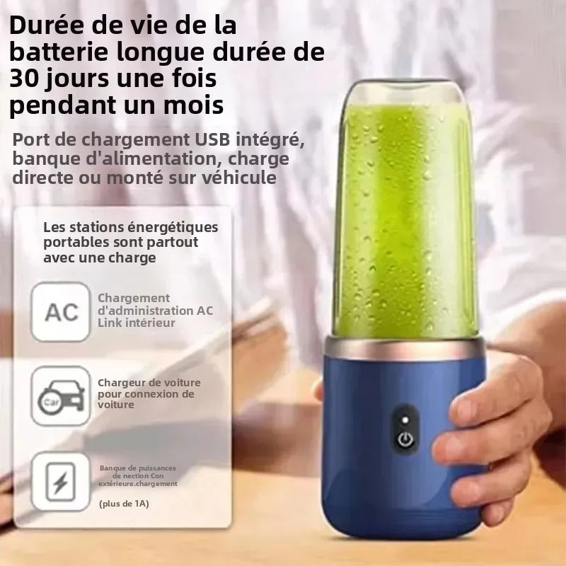 Portable USB Blender — 400ml Travel Smoothie Cup
