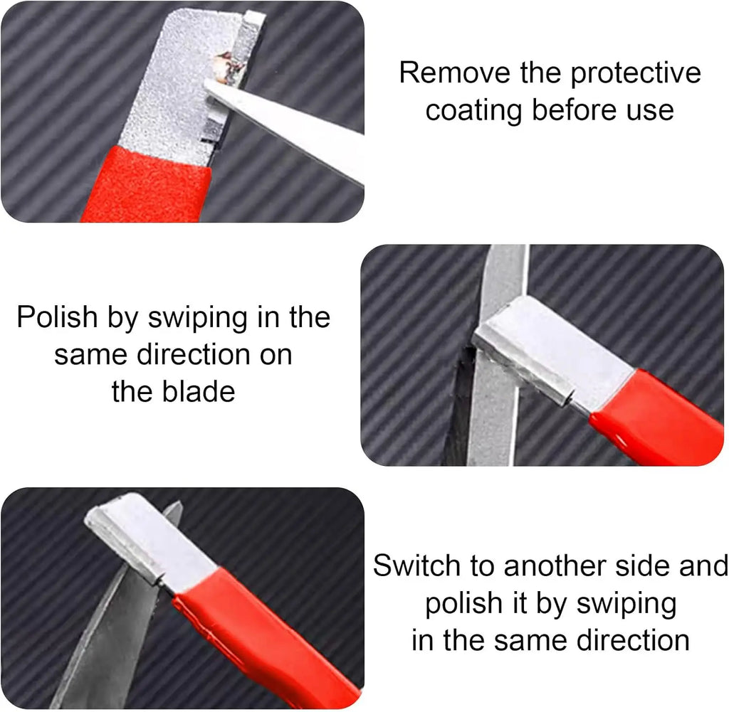 Manual Knife & Scissors Sharpener – Portable Dual-Use Blade Sharpener