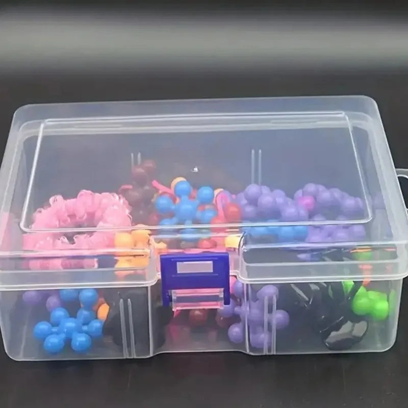 Clear Plastic Storage Box — Jewelry, Crafts & Accessories Organizer