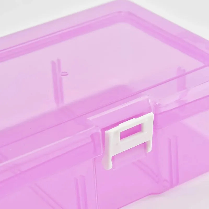 Clear Plastic Storage Box — Jewelry, Crafts & Accessories Organizer