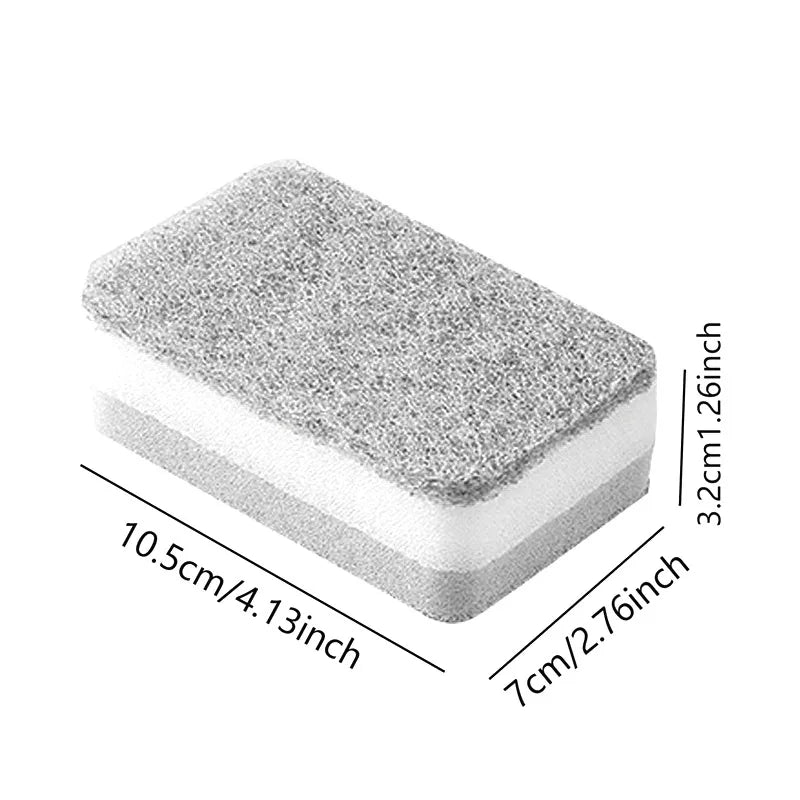 Double-Sided Sponge Scouring Pads (Set of 5, 10, 20, or 30)